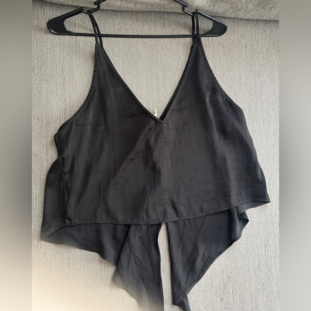 Free people Black Sleeveless Tie-Front Top - Picture 4 of 4